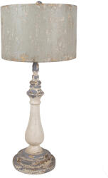 Clayre & Eef Veioza fier bej gri vintage 33x75 cm E27 (5LMC0040)