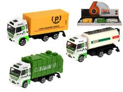Mikro Trading Autocamion auto metalic 12cm, care rulează liber 3ways 12pcs în DBX