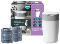 Tommee Tippee SANGENIC coș Twist amp; Click + 4 cartușe universale