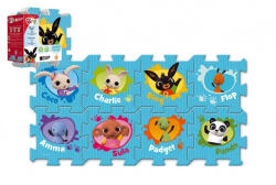 Trefl Puzzle din spumă Bing Bunny 32x32x1, 5cm 8buc în folie de aluminiu