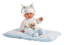 Llorens NEW BORN BOY - păpușă realistă pentru bebeluși cu corp din vinil - 26 cm Papusa