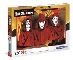 Clementoni Netflix Casa de hârtie puzzle 250 piese | Clementoni Puzzle