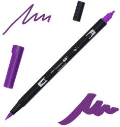Tombow abt dual brush pen kétvégű filctoll - 676, royal purple