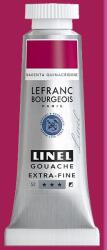 Lefranc Bourgeois L&B Linel extra fine gouache festék, 14 ml - 859, quinacridone magenta