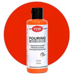 Viva Decor Pouring festék, All in One, 90 ml - narancs