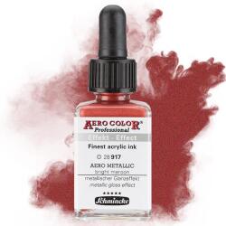 Schmincke AERO COLOR Professional retuspisztoly festék, 28 ml - 917, AERO METALLIC bright maroon