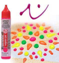 Talens Art Creation Effect Liner, univerzális 3D festéktoll, 28 ml - 8701 Neon yellow