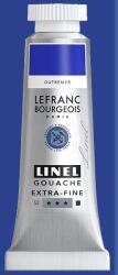 Lefranc Bourgeois L&B Linel extra fine gouache festék, 14 ml - 054, ultramarine