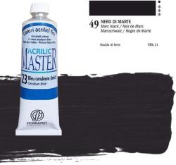 FERRARIO Master akrilfesték, 60 ml - 49, mars black