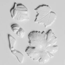 ArtExport Hobbyművész műanyag öntőforma - falevelek, termések, 5 db
