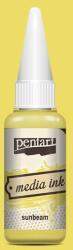 Pentart Media ink, tintafesték, 20 ml - napsugár