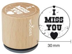 Woodies Pecsételő, Woodies, 3 cm - I miss you