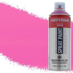 Royal Talens Amsterdam vízbázisú akrilfesték spray, 400 ml - 385, quinacridone rose light