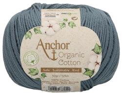 Schachenmayr Horgolófonal, Anchor Organic Cotton, 50 g, vegán - 00052 óceánkék