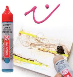 Talens Art Creation Effect Liner, univerzális 3D festéktoll, 28 ml - 3501 Bold pink