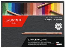 Caran d'Ache Luminance 6901 színesceruza készlet - 20 db, portrait