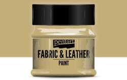Pentart textil- és bőrfesték, 50 ml - világosbarna