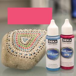 Deka Art Liner, univerzális 3D festék, 30 ml - rózsaszín