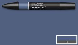 Winsor & Newton ProMarker kétvégű alkoholos filctoll - B624, midnight blue
