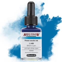 Schmincke AERO COLOR Professional akriltinta, 28 ml - 405, primary blue cyan
