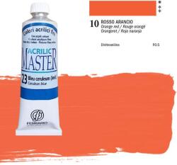 FERRARIO Master akrilfesték, 60 ml - 10, orange red