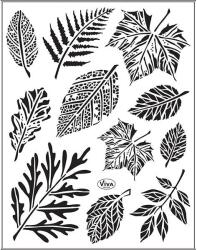 Viva Decor Pecsételő szilikon, 14x18 cm - Levelek