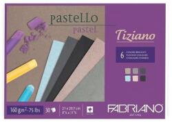 Fedrigoni Tiziano rajztömb, 160 g, 30 lap - A4, szürkés árnyalatok