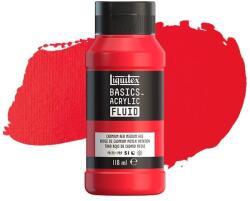 Liquitex Basics Fluid akrilfesték, 118 ml - 151, cadmium red medium hue
