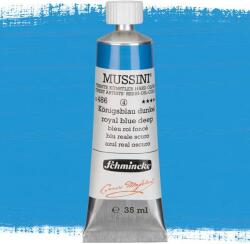 Schmincke Mussini olajfesték, 35 ml - 486, royal blue deep