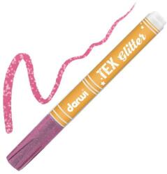 Darwi Tex Glitter textilfilc sötét anyagra - pink