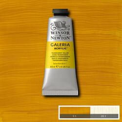 Winsor & Newton Galeria akrilfesték, 60 ml - 653, transparent yellow