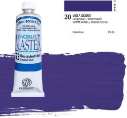 FERRARIO Master akrilfesték, 60 ml - 20, deep violet