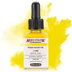 Schmincke AERO COLOR Professional retuspisztoly festék, 28 ml - 202, primary yellow