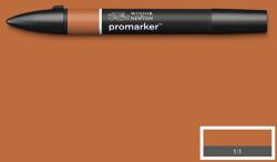 Winsor & Newton ProMarker kétvégű alkoholos filctoll - O345, saddle brown