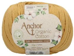 Schachenmayr Horgolófonal, Anchor Organic Cotton, 50 g, vegán - 00178 napraforgó