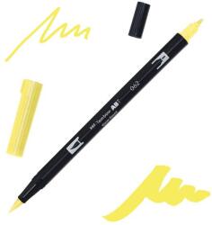 Tombow abt dual brush pen kétvégű filctoll - 062, pale yellow