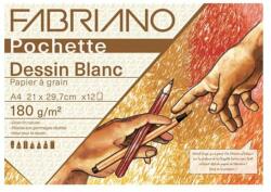 Fedrigoni Pochette Dessin Blanc rajzpapír csomag (dipa), 180 g - A4, 12 lap