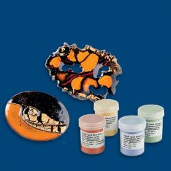 EFCO Tűzzománc zománcpor, 45 g - átlátszó középkék