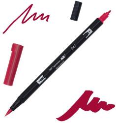 Tombow abt dual brush pen kétvégű filctoll - 847, crimson