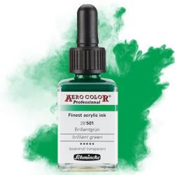 Schmincke AERO COLOR Professional retuspisztoly festék, 28 ml - 501, brilliant green
