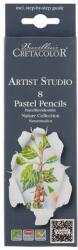 CRETACOLOR Artist Studio pasztellceruza készlet, 8 db-os, Nature Collection