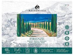 Fedrigoni Magnani Firenze akril festőtömb, 100% pamut, 400 g, 31x41 cm, 15 lap