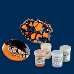 EFCO Tűzzománc zománcpor, 45 g - átlátszó sötétkék