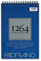 Fedrigoni 1264 fekete rajztömb, 200 g - A3, felül spirálos