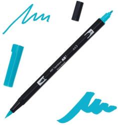 Tombow abt dual brush pen kétvégű filctoll - 443, turquoise