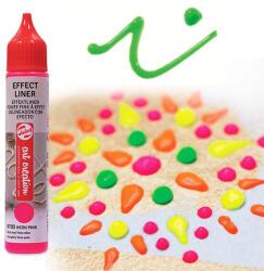 Talens Art Creation Effect Liner, univerzális 3D festéktoll, 28 ml - 8700 Neon green