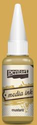 Pentart Media ink, tintafesték, 20 ml - mustár