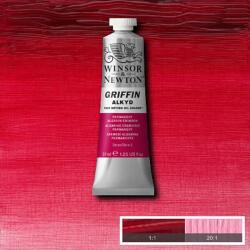 Winsor&Newton Griffin alkyd olajfesték, 37 ml - 468, permanent alizarin crimson