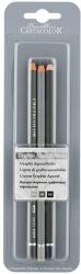 Cretacolor Graphite Aquarell vízzel elmosható grafitceruza készlet, 3 db