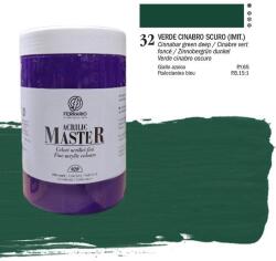 FERRARIO Master akrilfesték, 1000 ml - 32, cinnabar green light
